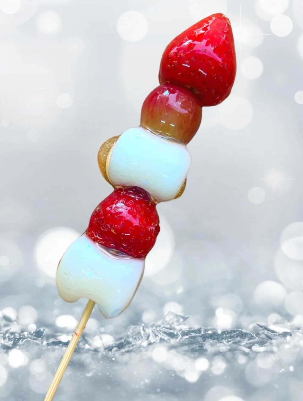 飴細工のフルーツ串