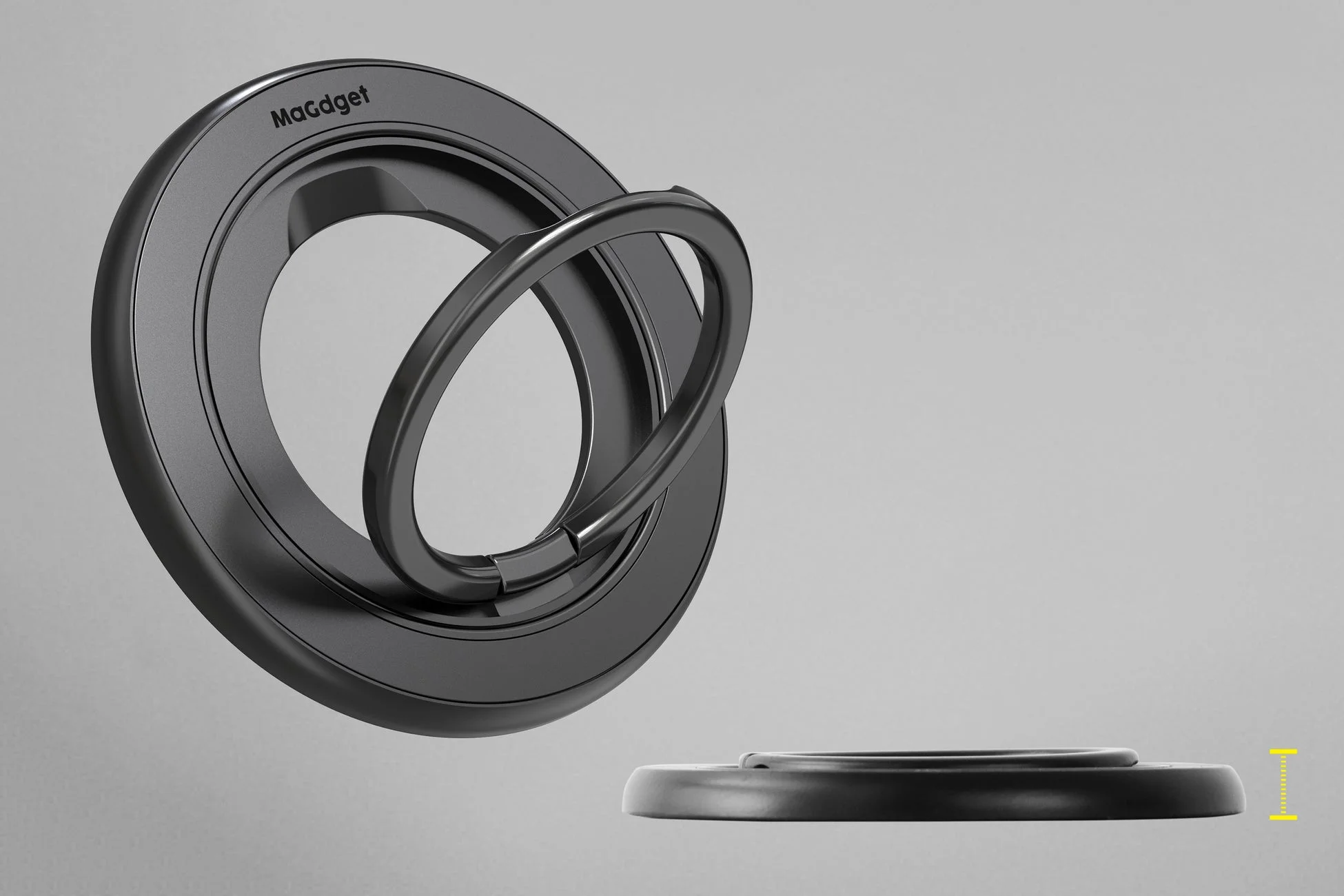 MagSafeで吸着するスマホリング