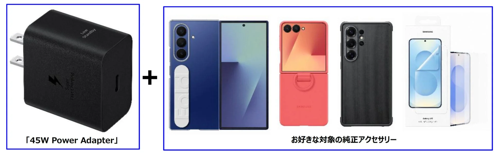 プレゼントされる45W Power Adapterと純正アクセサリー