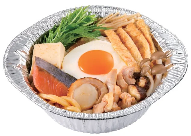 帆立と鮭のピリ辛海鮮チゲ（うどん入り）