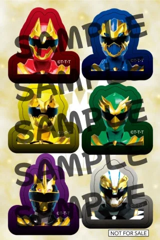 はがせるデコシール ゴジュウジャーVer.