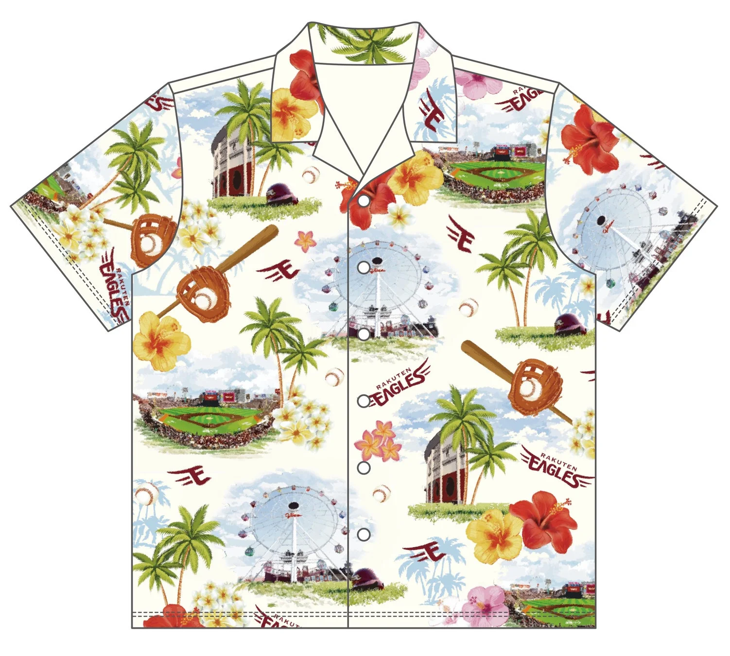 楽天イーグルスアロハシャツ
