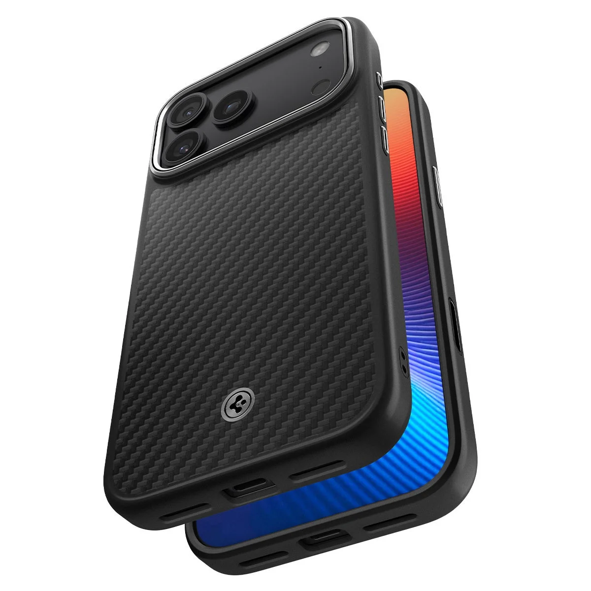 iPhone 17用ケース エンツォ・アラミドT・マグフィット装着イメージ