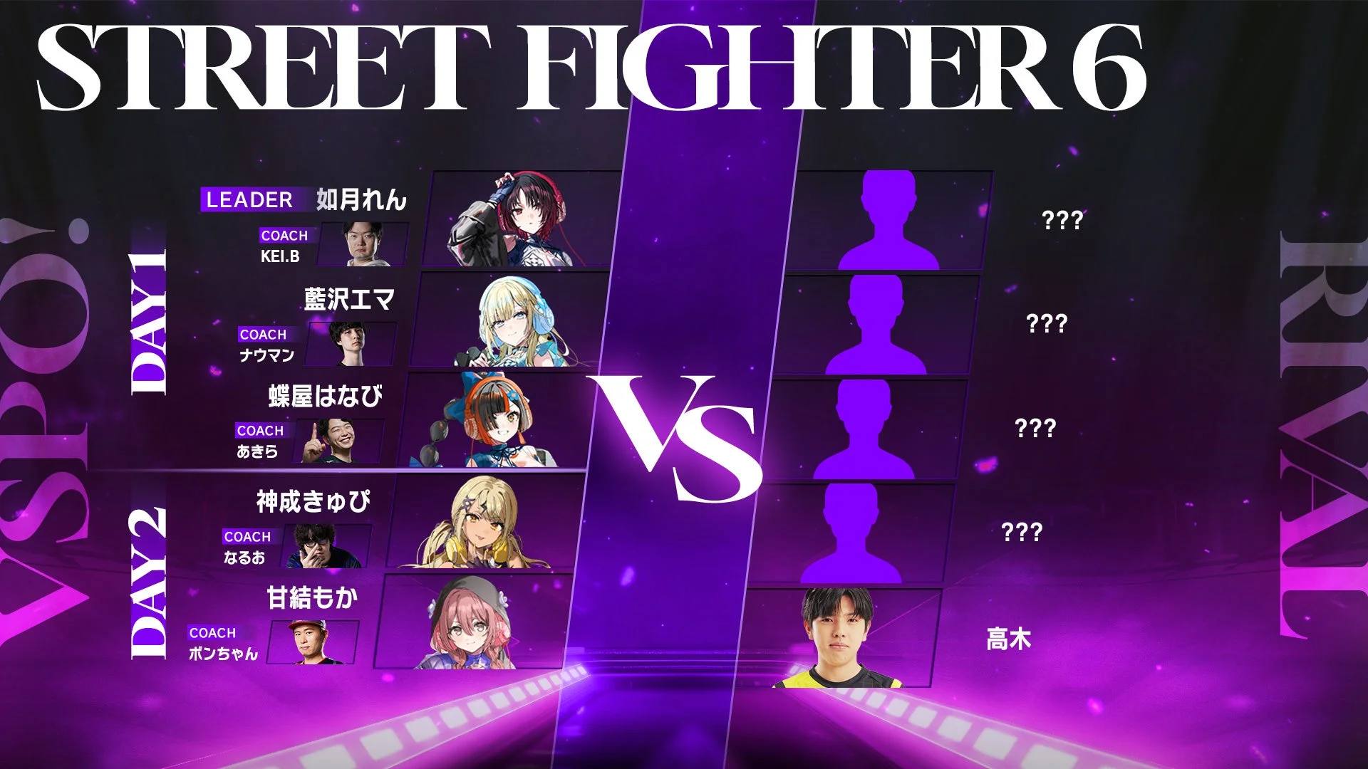 ストリートファイター6出演者