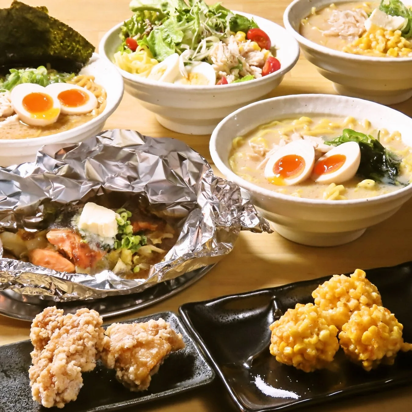 ラーメンと定食