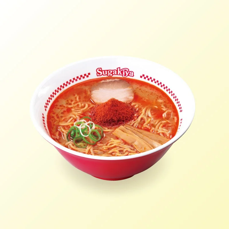 スガキヤの辛いラーメン