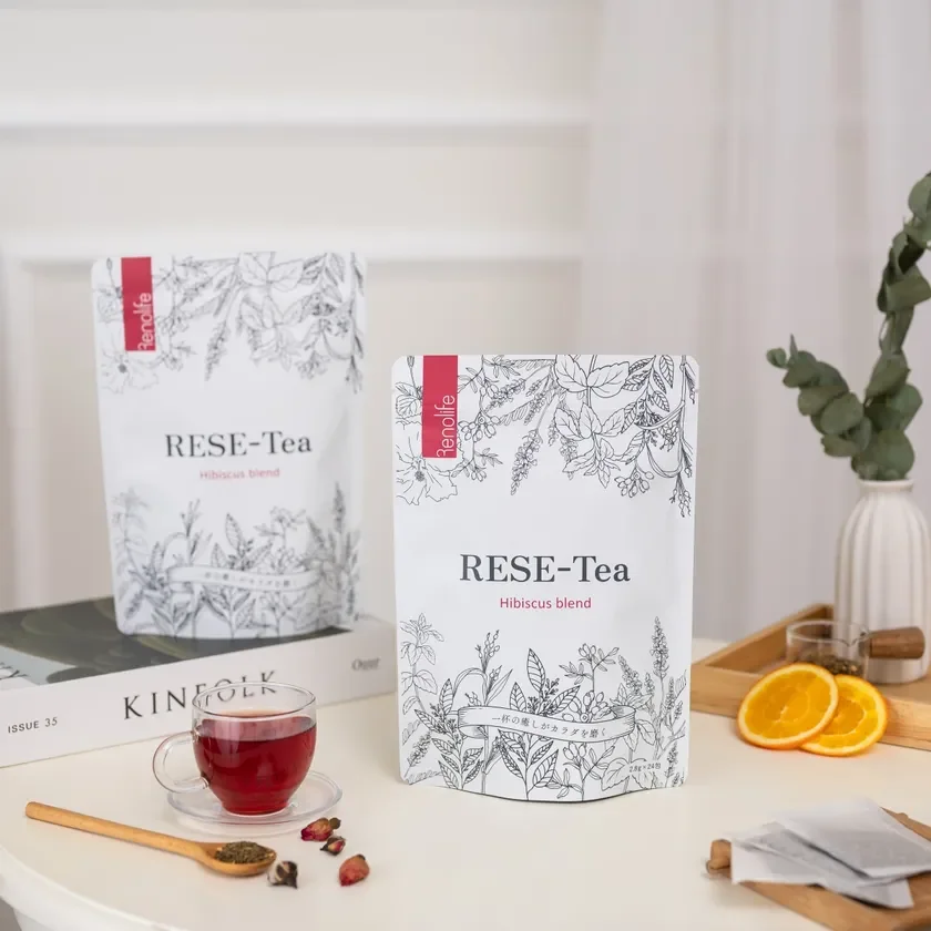 RESE-Teaのパッケージとカップ