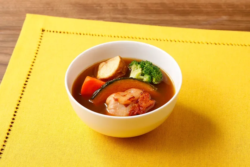 ベル食品監修 チキンと野菜のスープカレー