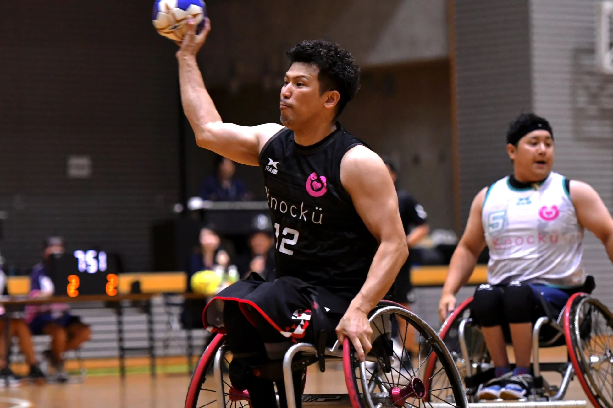 車いすハンドボール選手