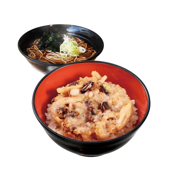 ミニゲソ天丼セットのイメージ