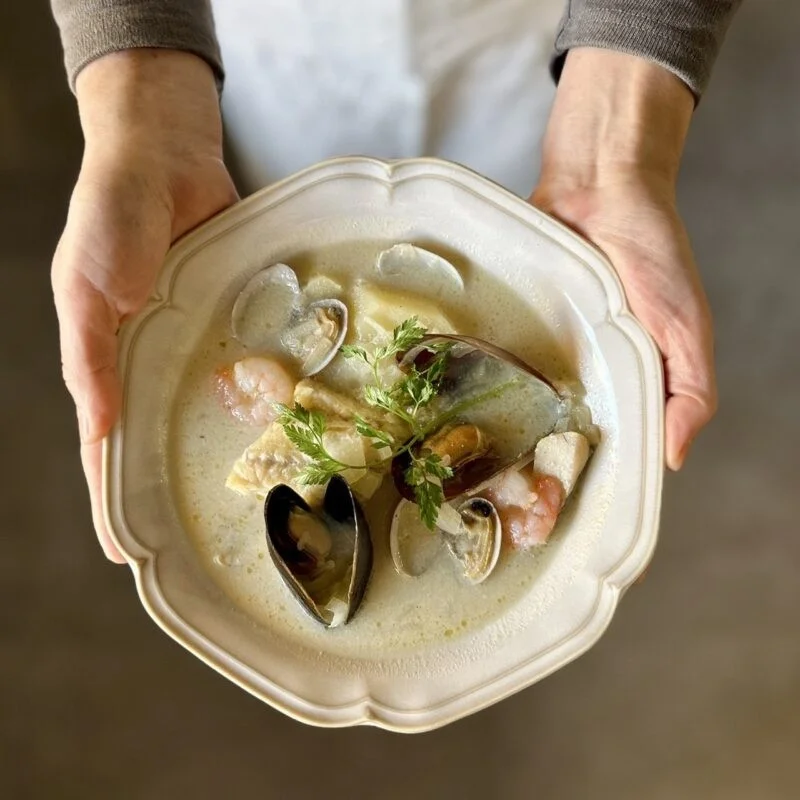 シーフードスープ