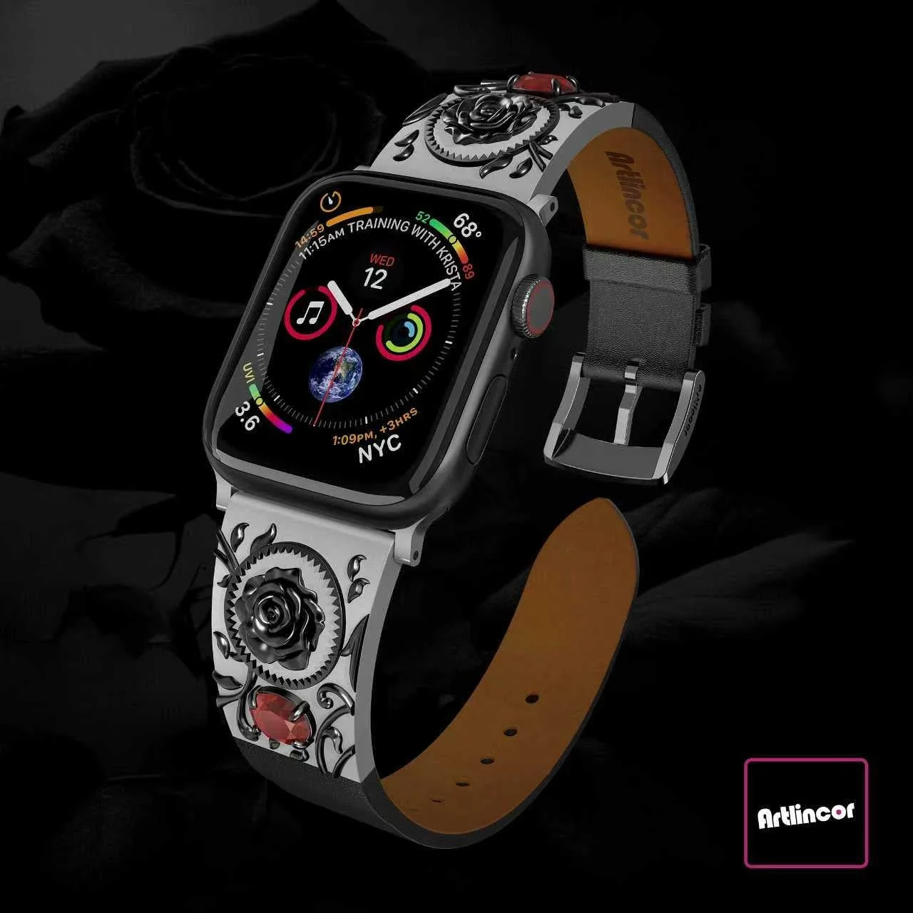 Apple Watch カスタムバンド バラ