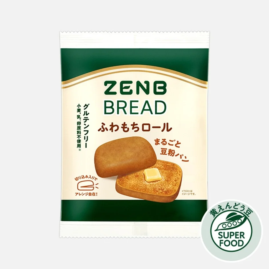 ZENB BREAD ふわもちロール 単品パッケージ