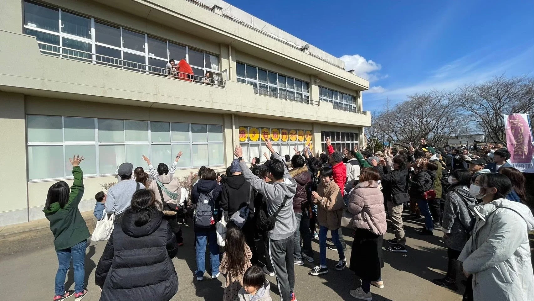 おいもスイーツまきイベント風景