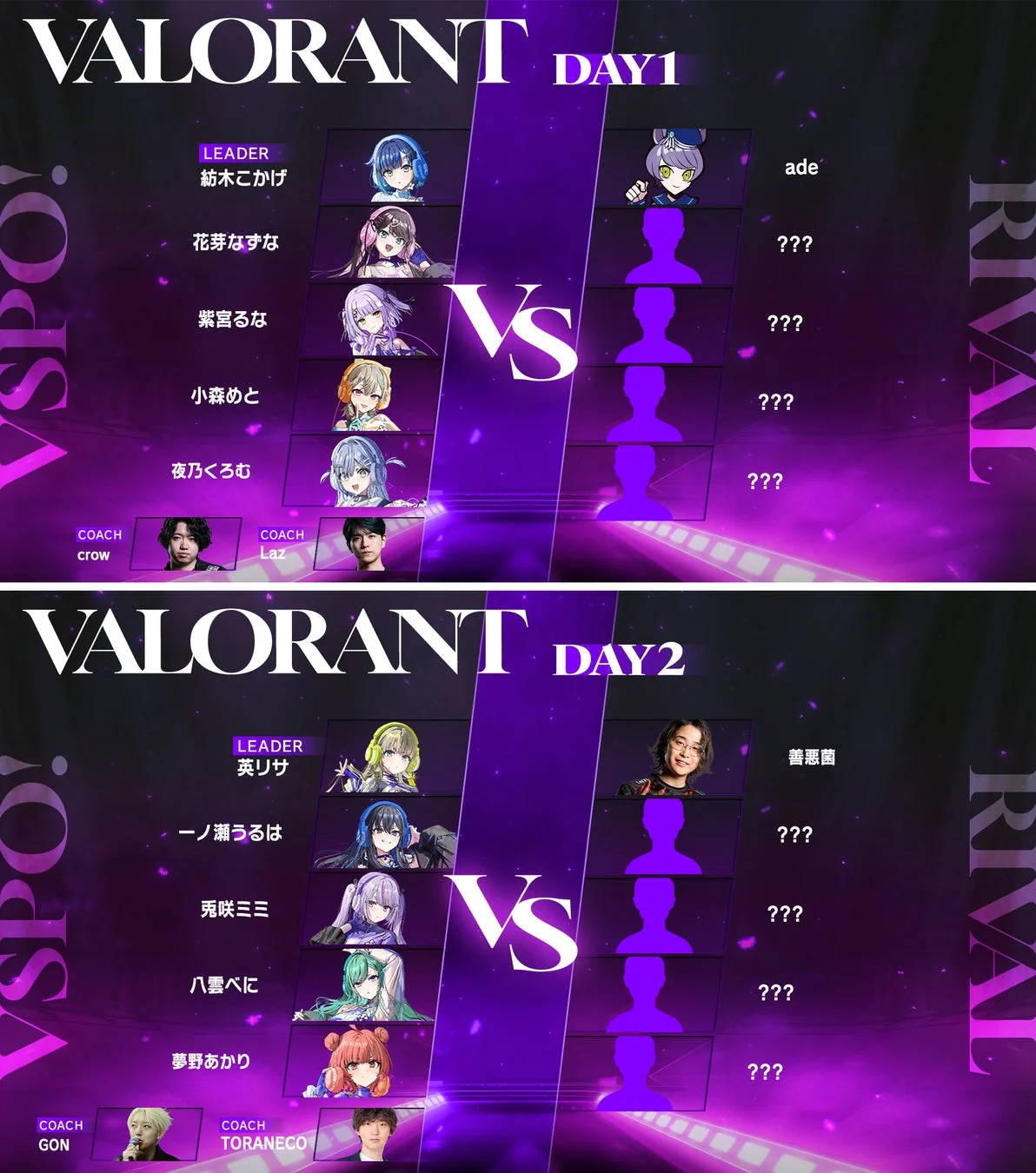 VALORANT出演者