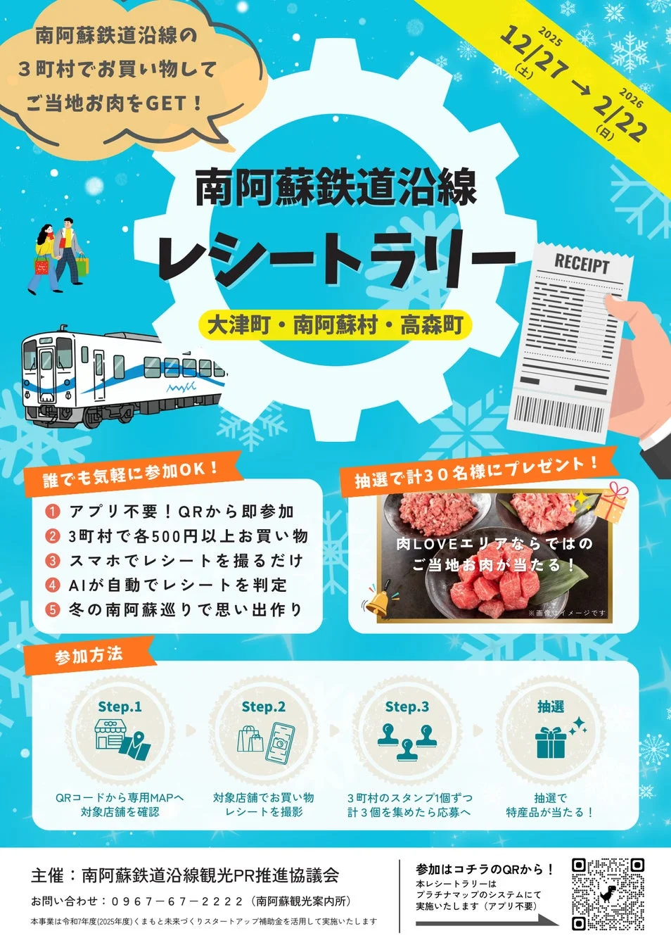 南阿蘇鉄道沿線レシートラリー