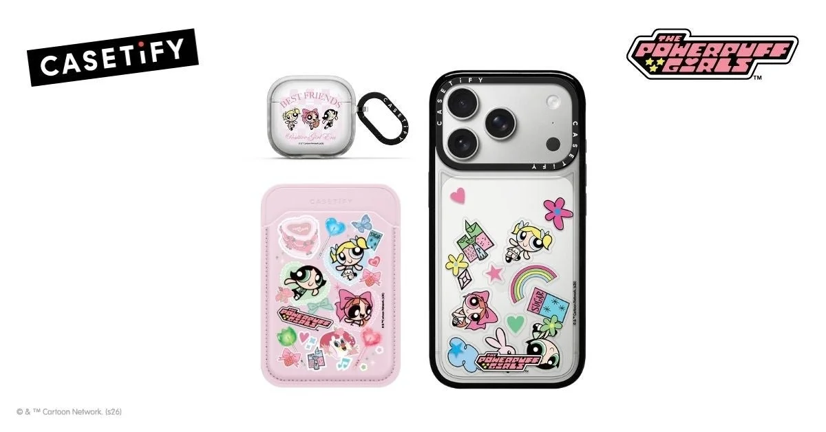 パワーパフガールズのスマホケース、AirPodsケース、カードホルダー