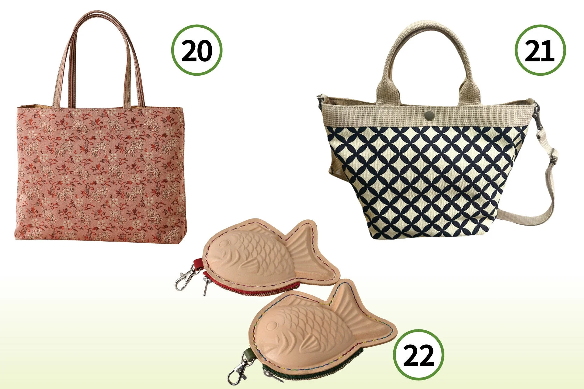 京都の工芸品（バッグ、ポーチ）