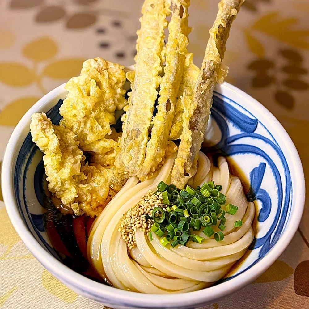 さぬきうどん工房 麦笑 とりごぼう天ぶっかけうどん