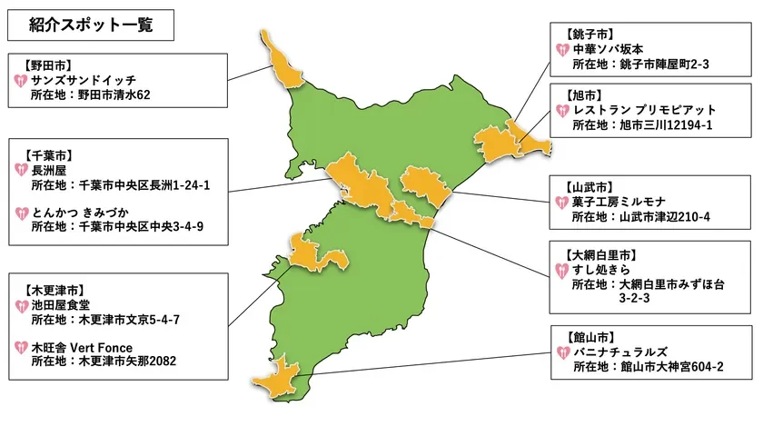 思い出の名店MAP
