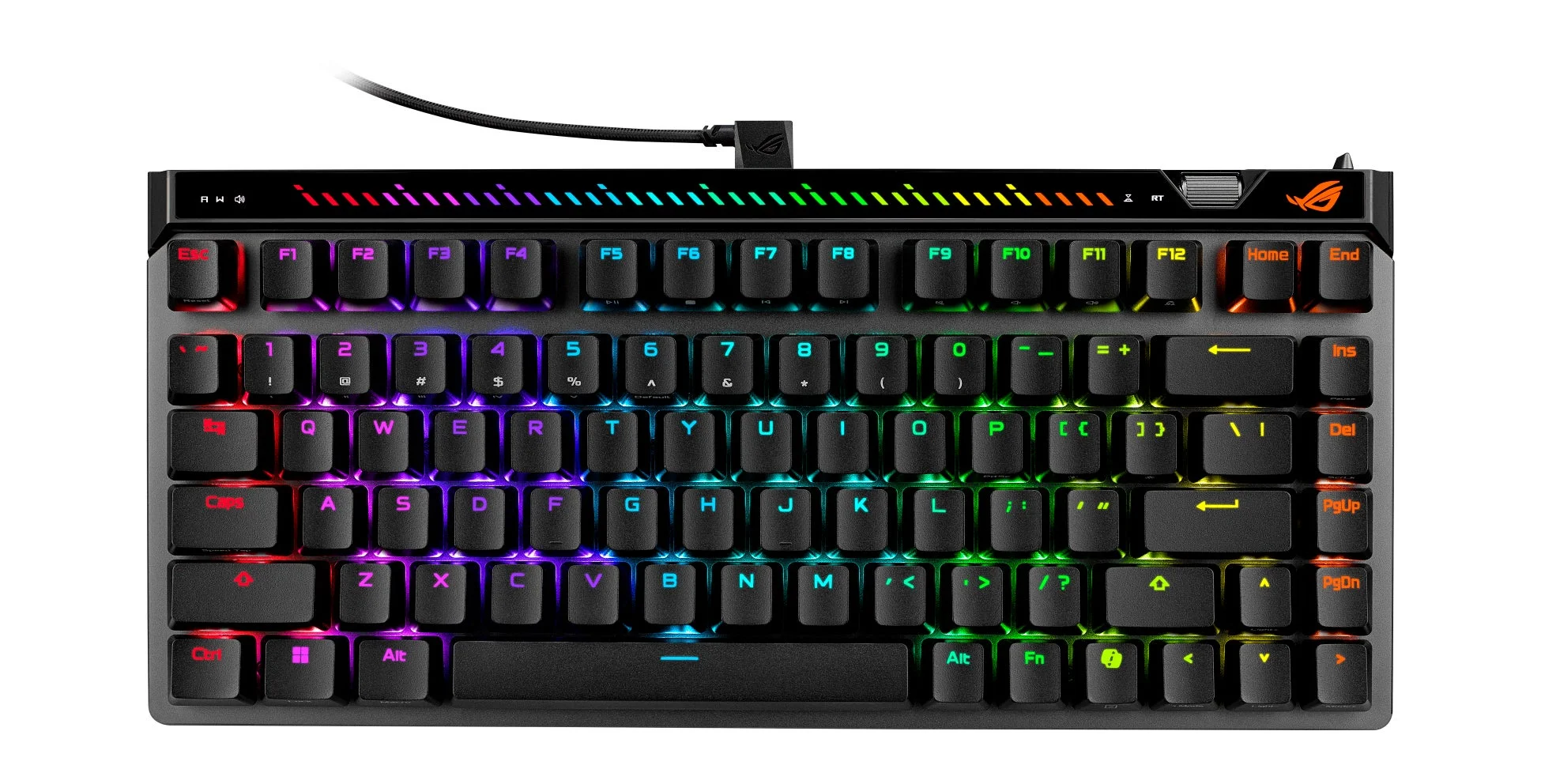 ROG FALCHION ACE 75 HE RGBライティング