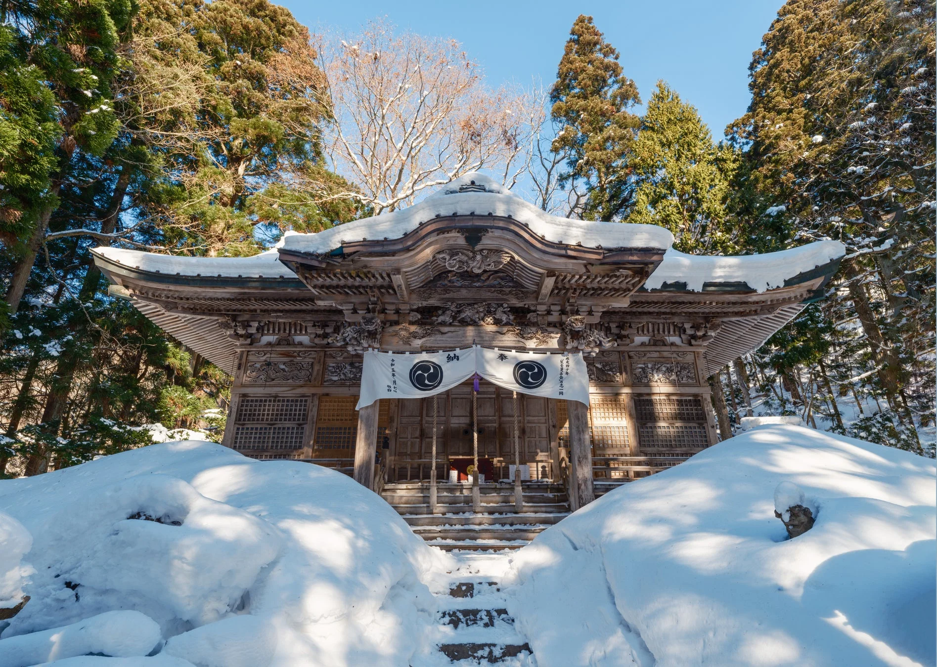 十和田湖 冬の歴史開運散策