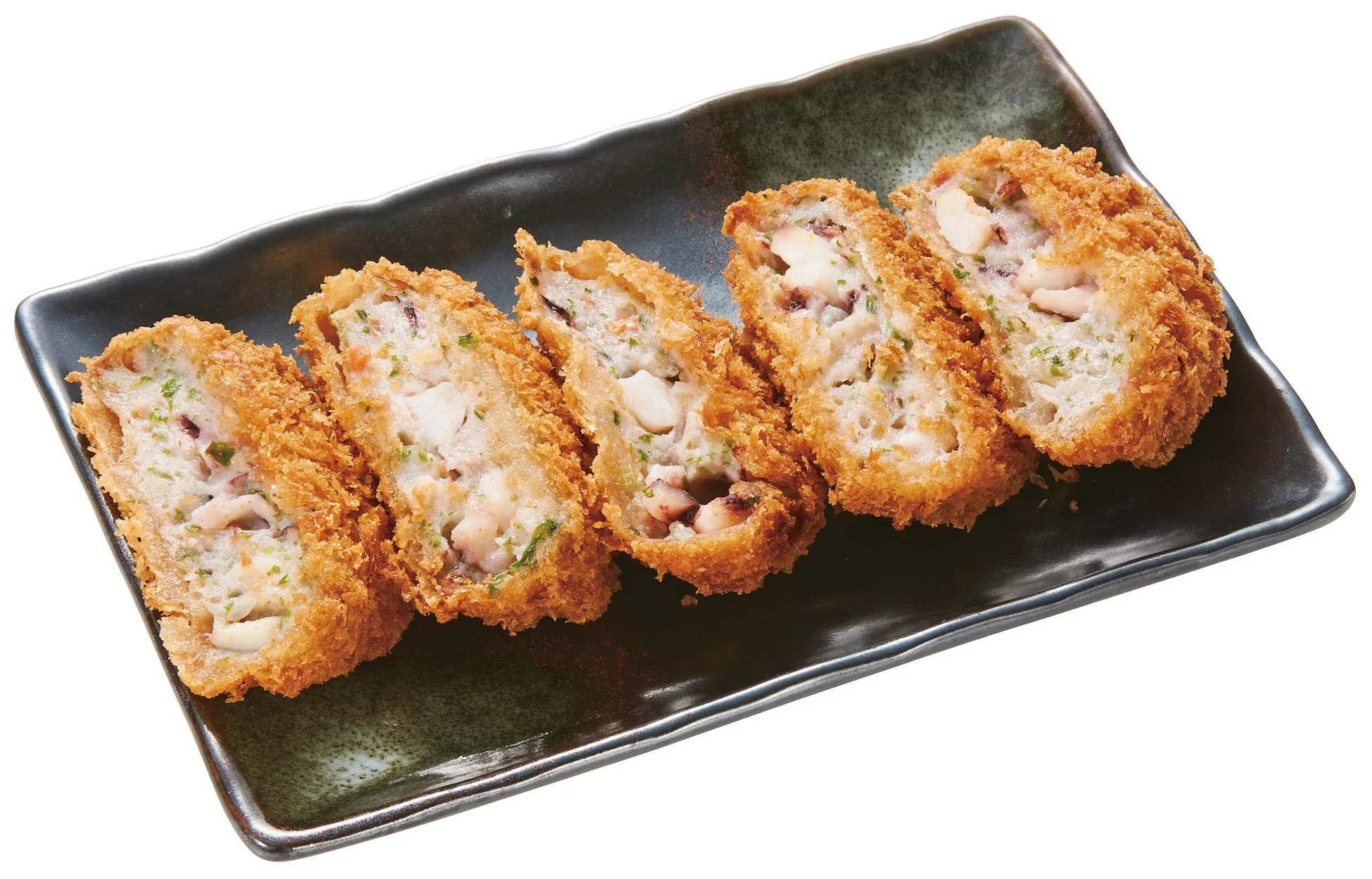 ゴロっとイカメンチ