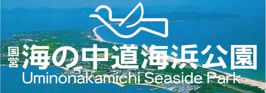 海の中道海浜公園の空撮