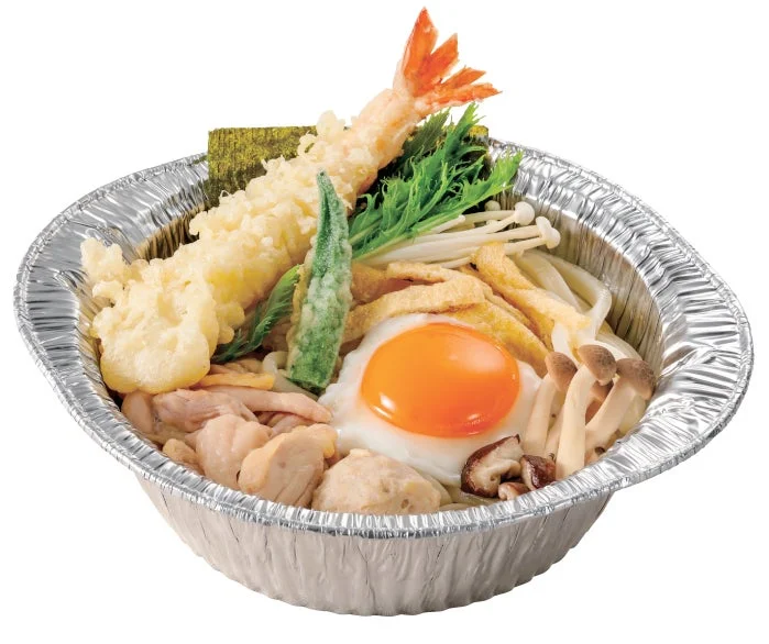 大海老天鍋焼きうどん