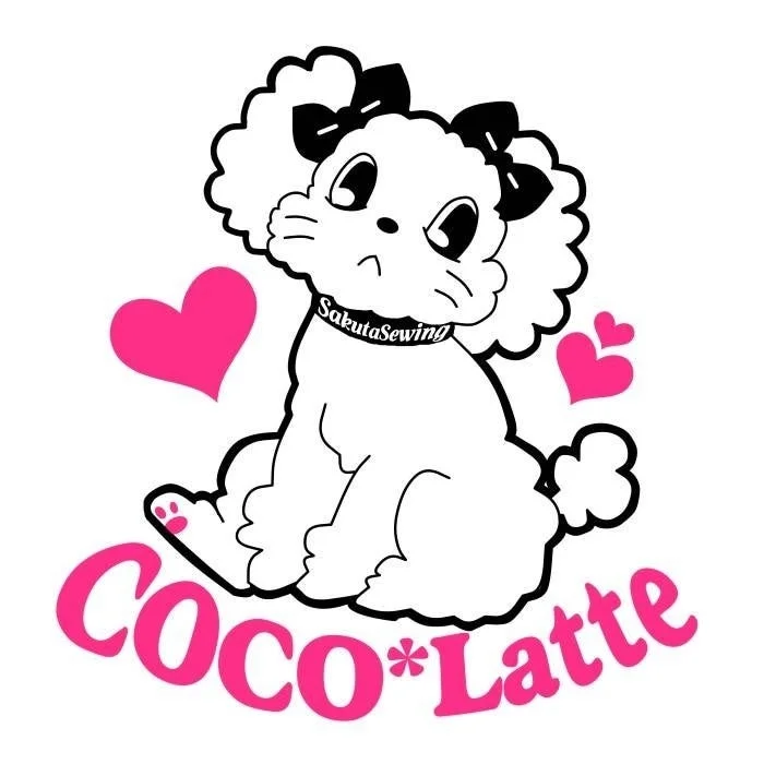 cocolatte（sakutasewing）のロゴ