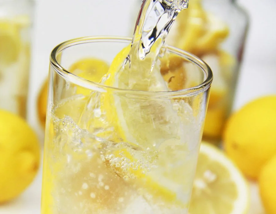 レモンと炭酸水
