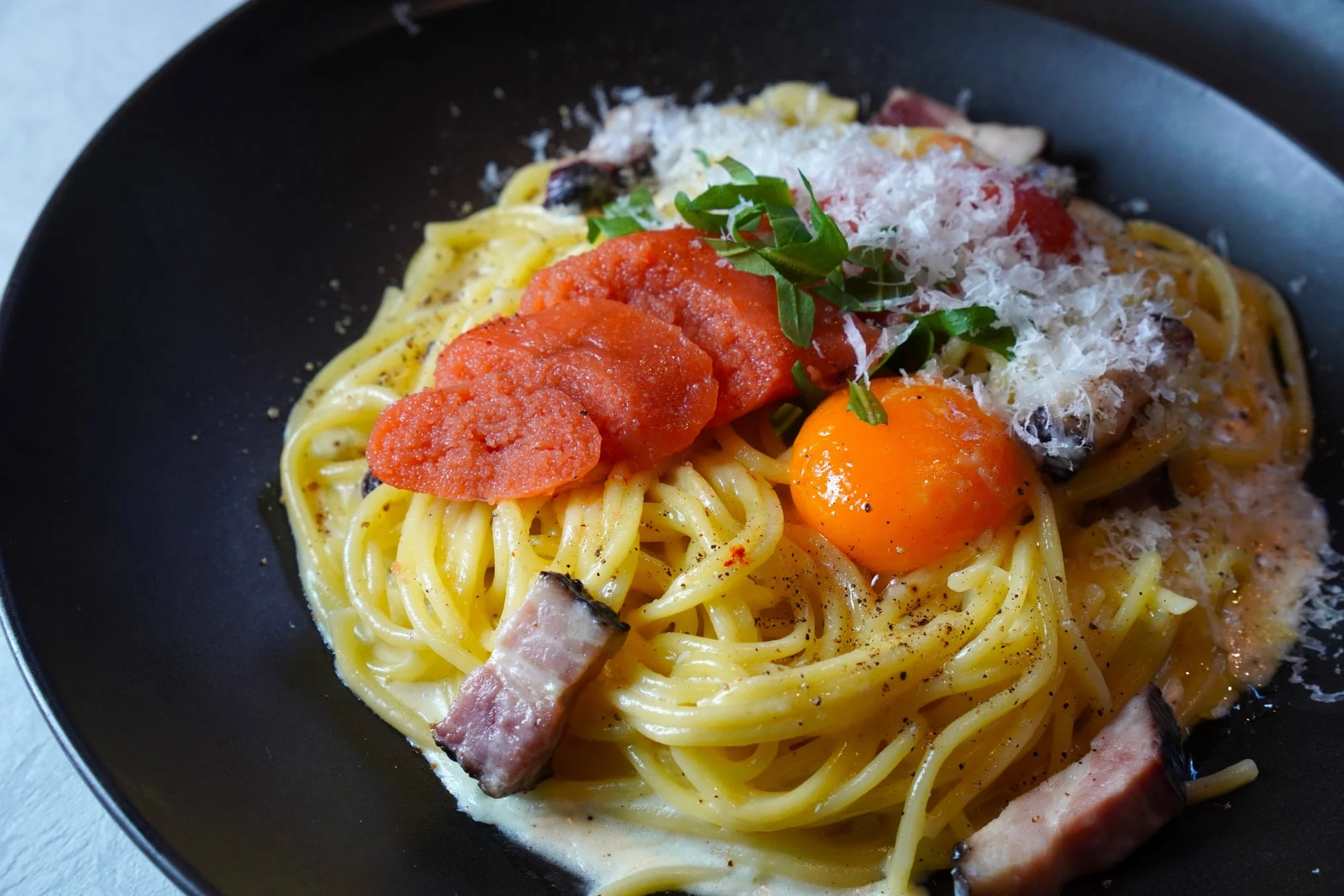 明太カルボナーラ