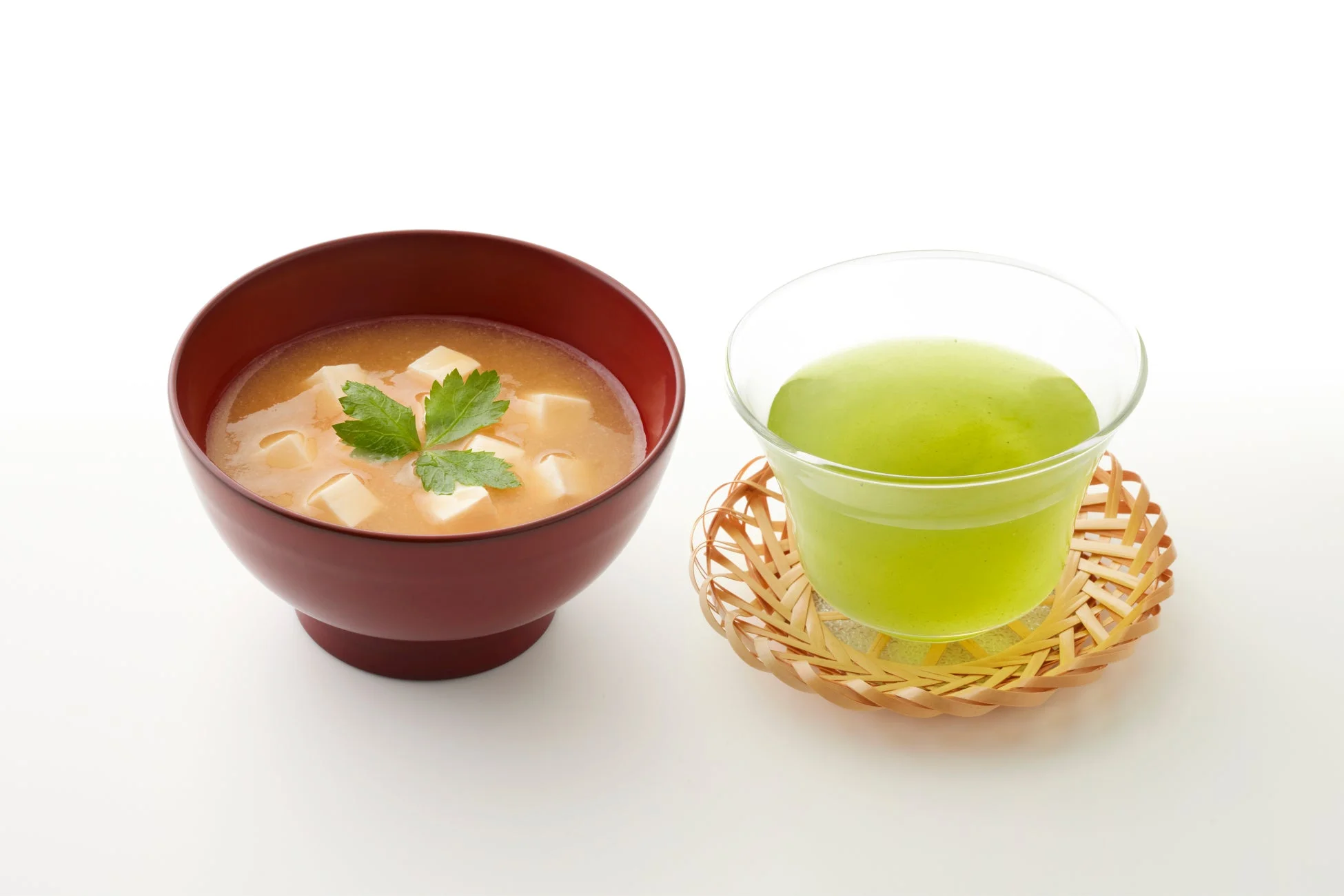 味噌汁と緑茶