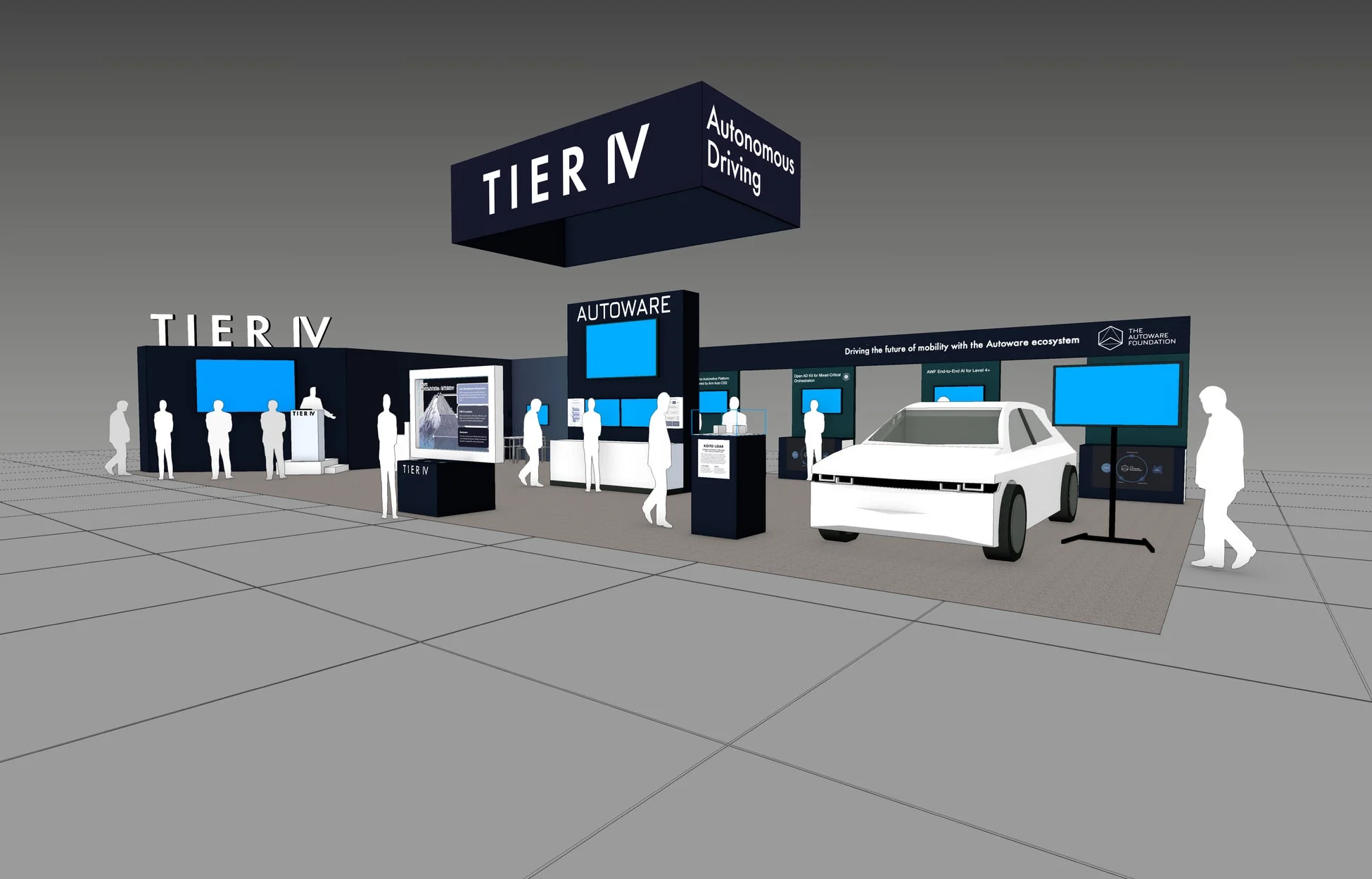 ティアフォー Autoware 展示ブース