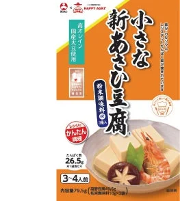 小さな新あさひ豆腐 粉末調味料付 パッケージ