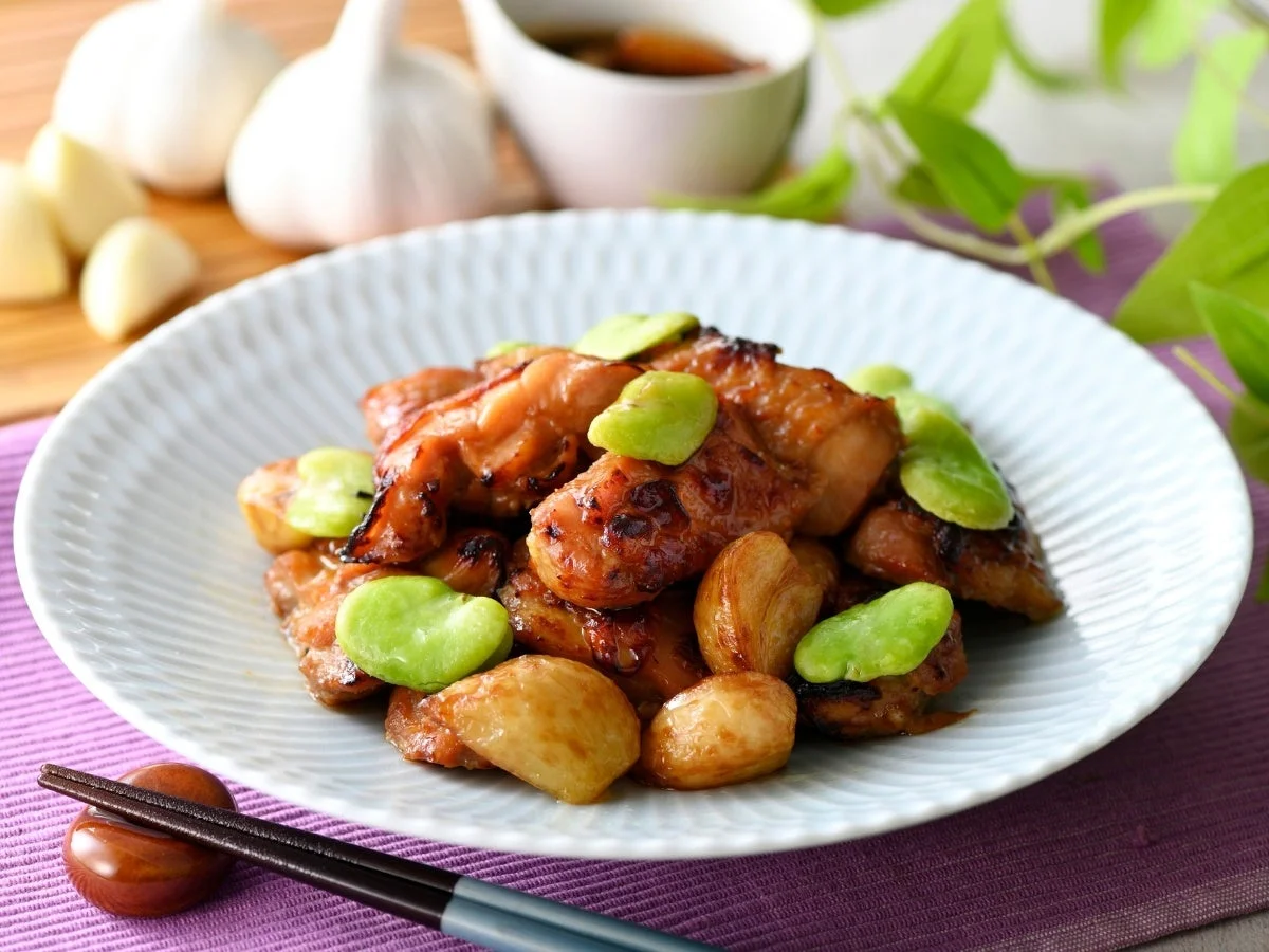 青森県産にんにくのガリバタチキン