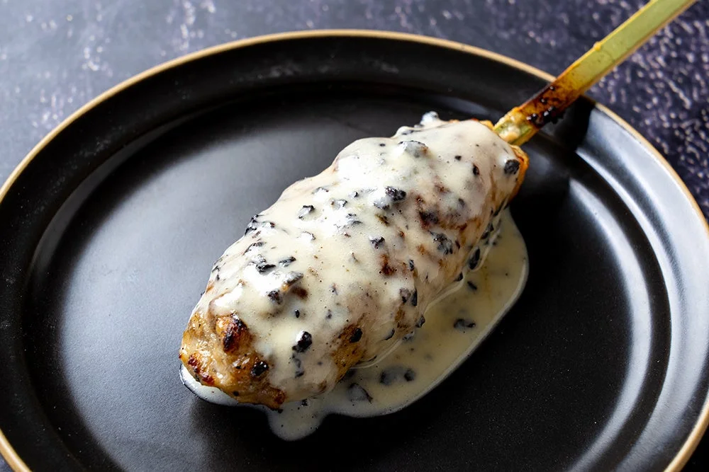 濃厚！黒トリュフチーズソース串