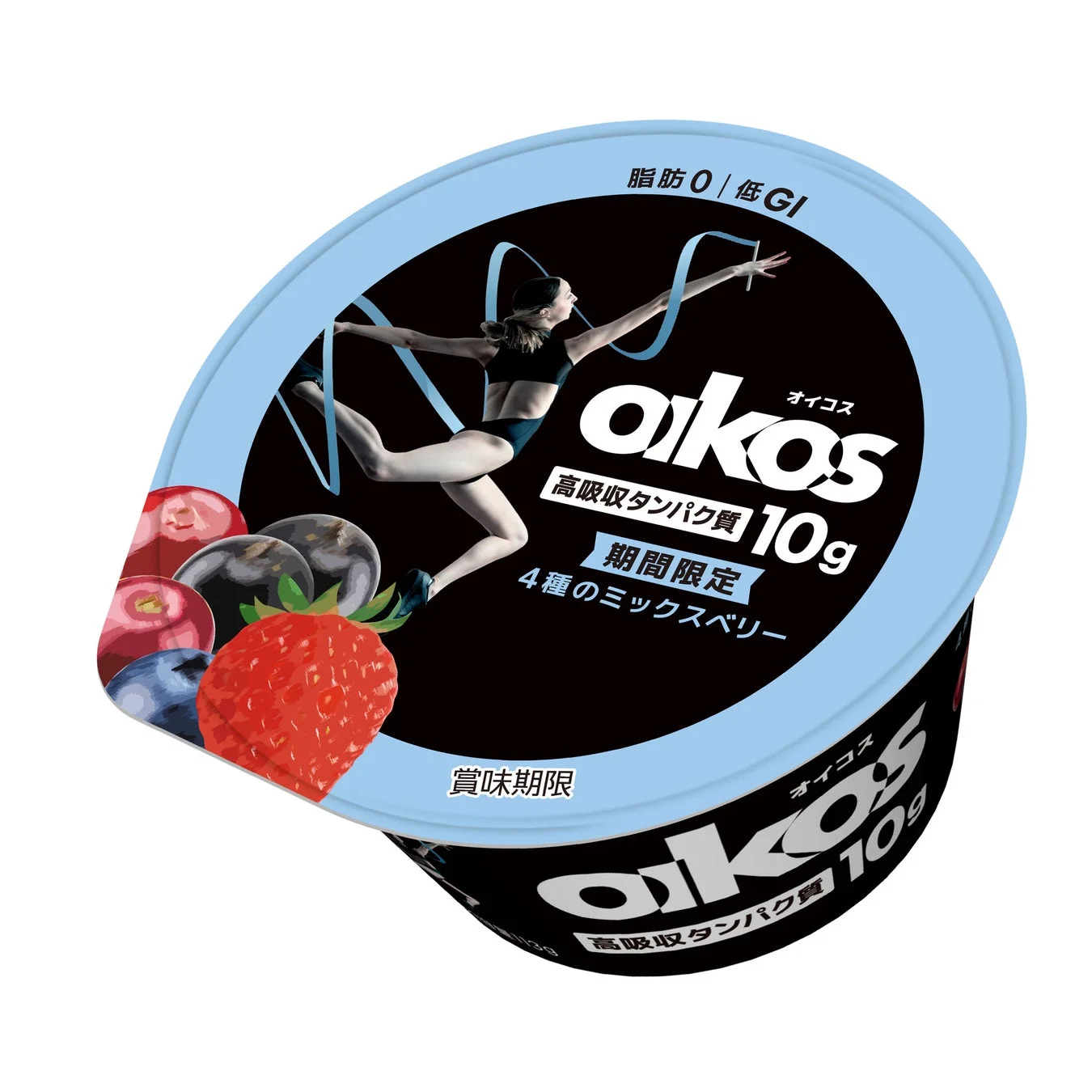 オイコス プロテインヨーグルト 高吸収タンパク質 4種のミックスベリー パッケージ