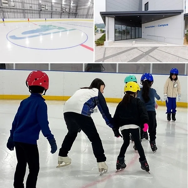 アイススケートのレッスン風景