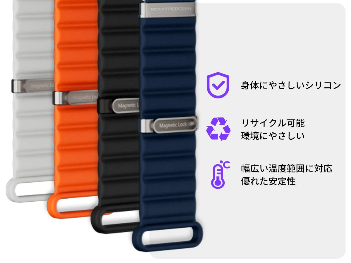 環境に優しいシリコンバンド