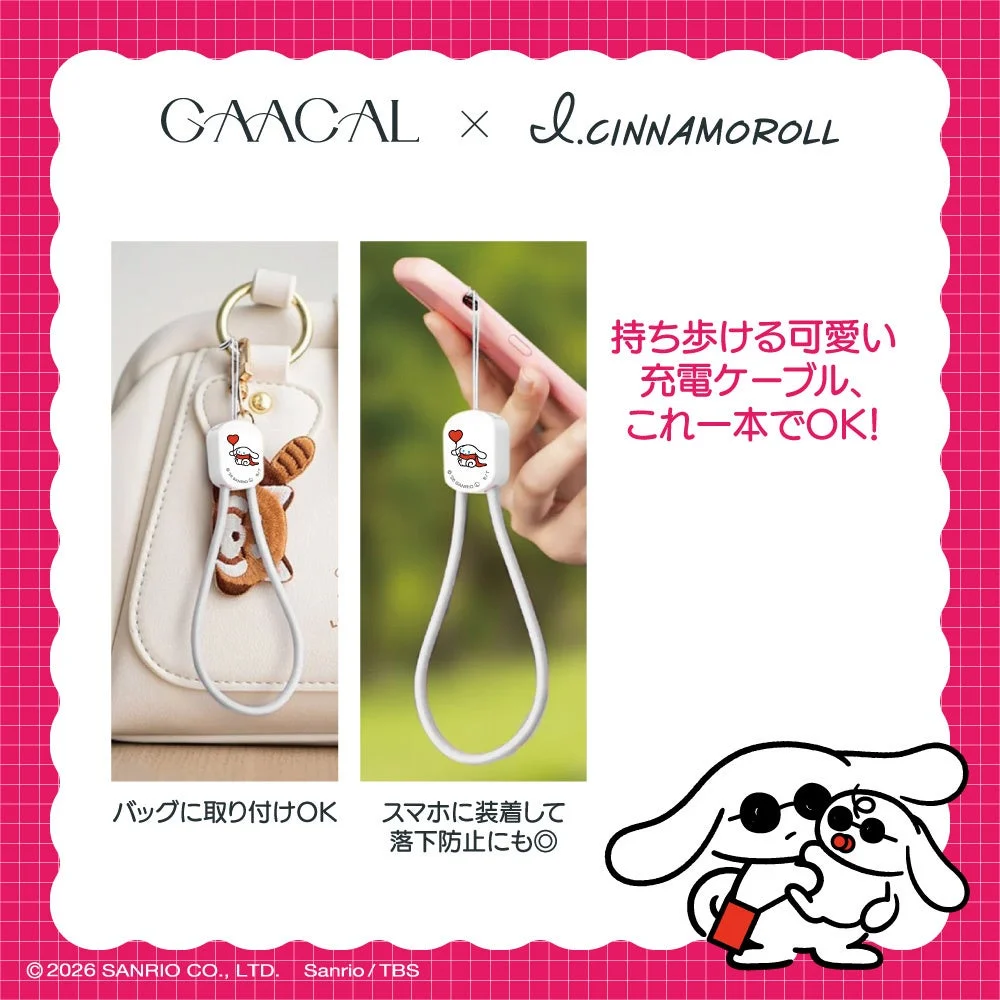 持ち歩ける可愛い充電ケーブル