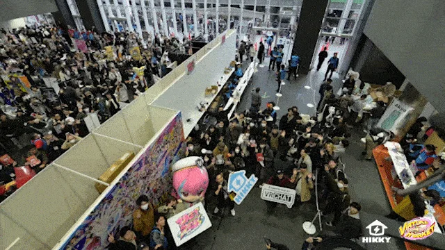 VketRealの大規模なイベント会場