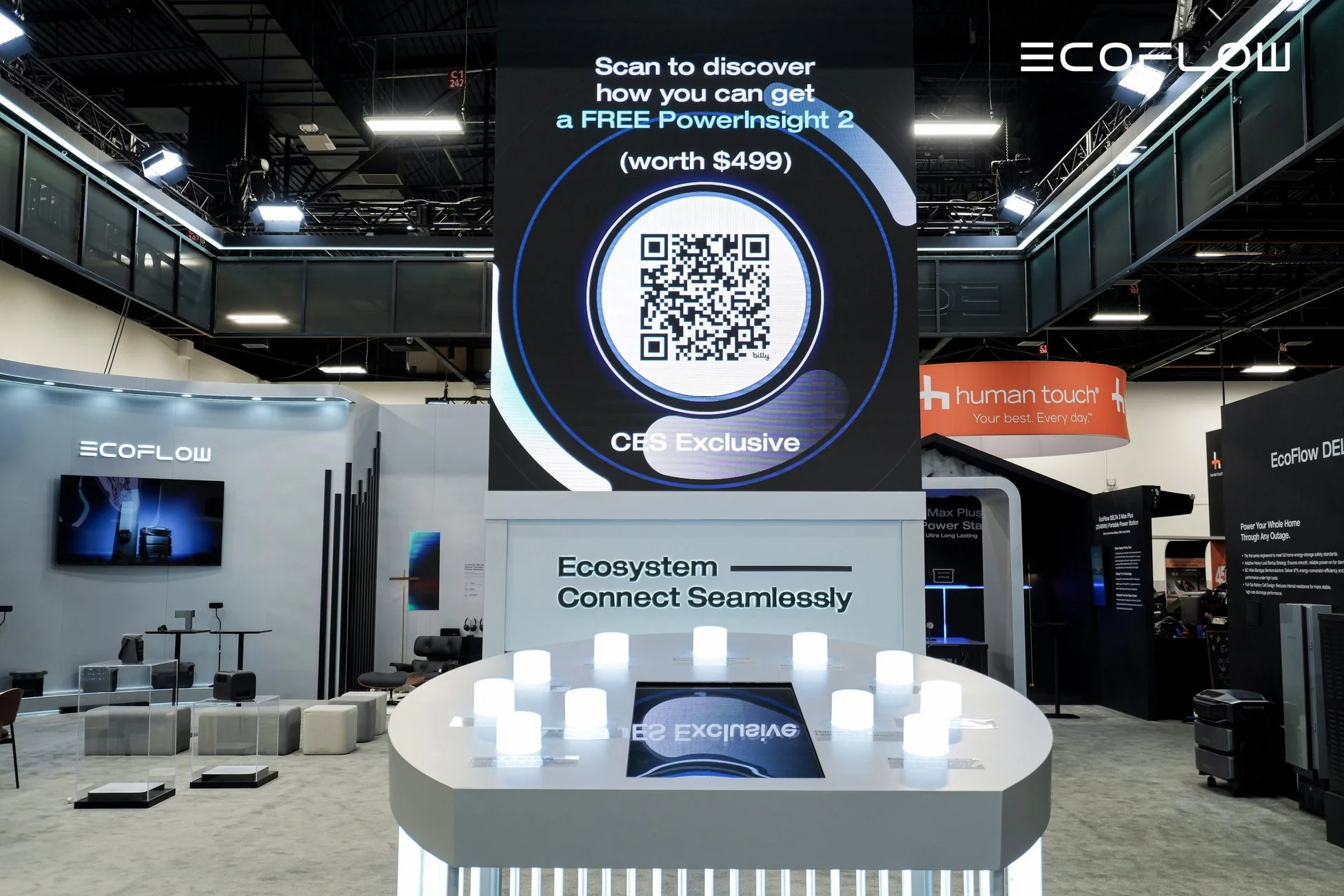 CES 2026でのEcoFlowブース