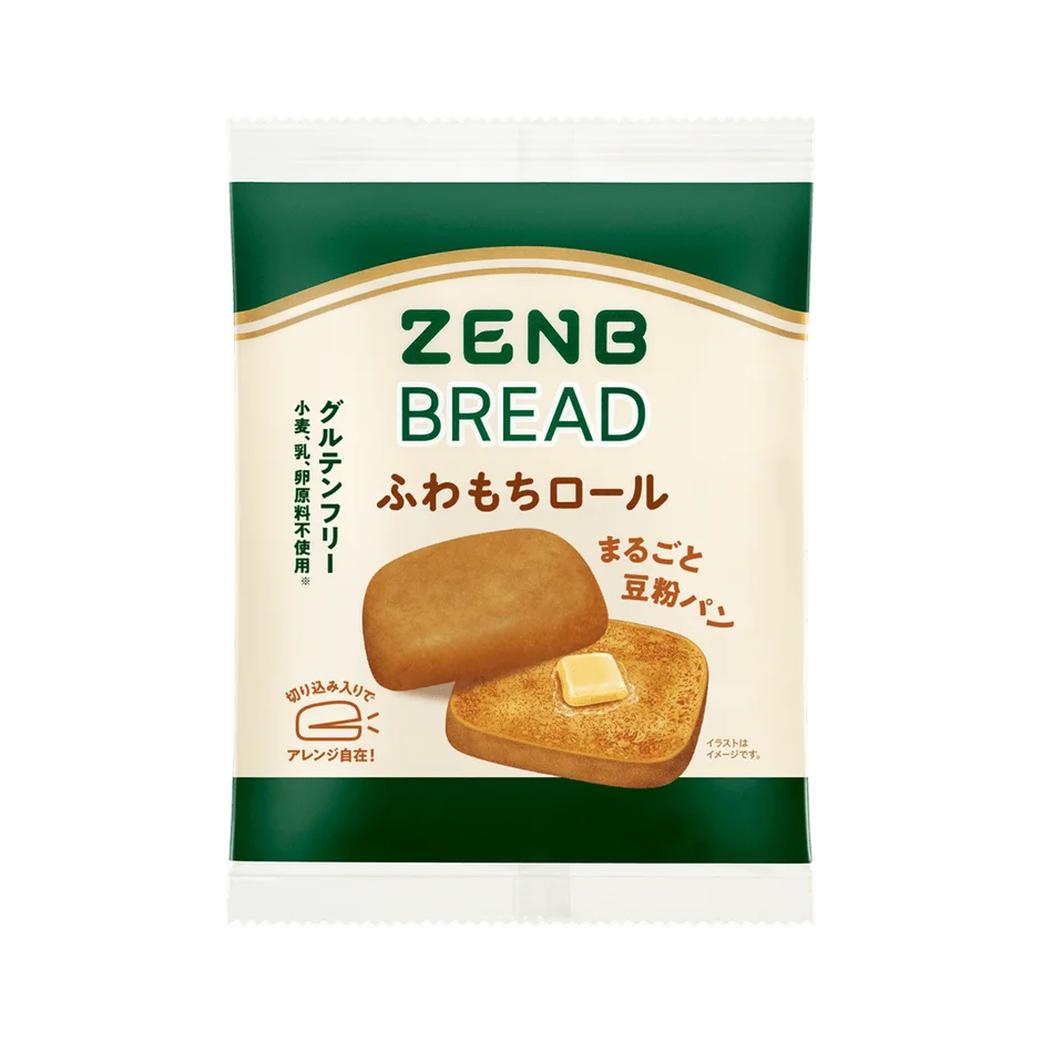 ZENB BREAD ふわもちロール パッケージ