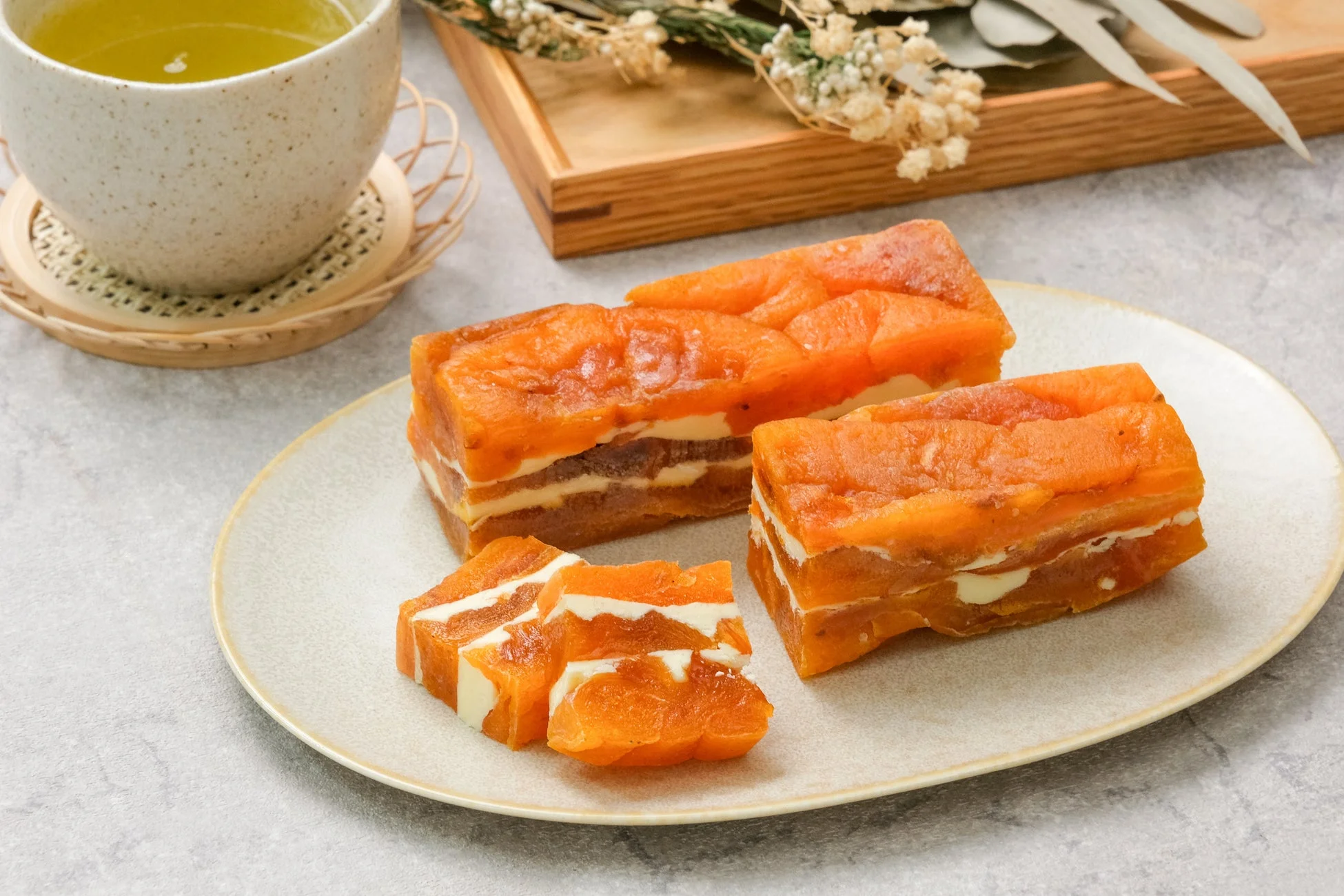 長野県産あんぽ柿のバターミルフィーユ