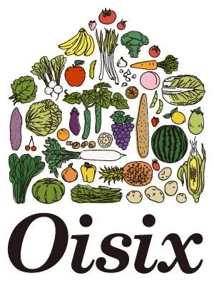 Oisixの野菜と果物のイラスト