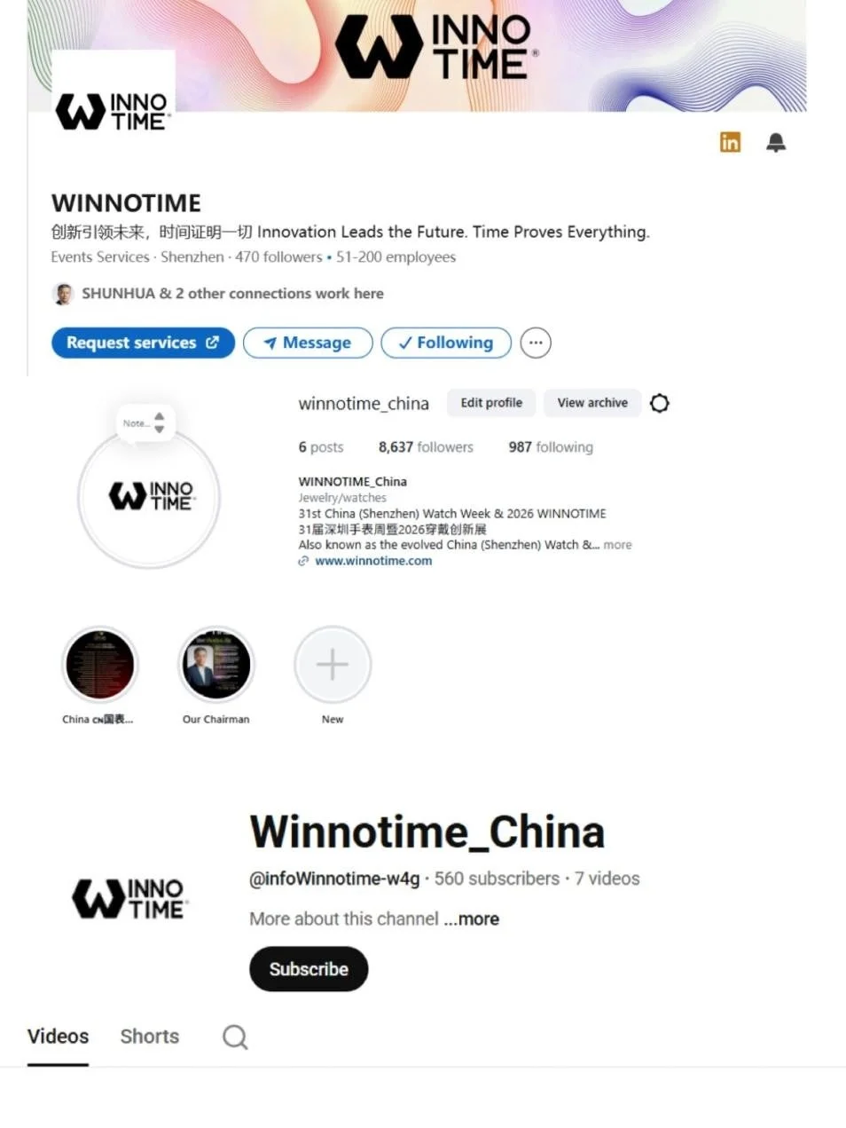 WINNOTIMEのソーシャルメディア情報