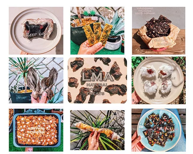 natural dog treats LMAの犬用おやつ