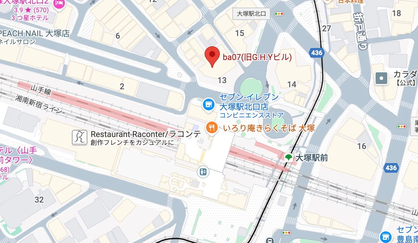 大塚駅周辺地図