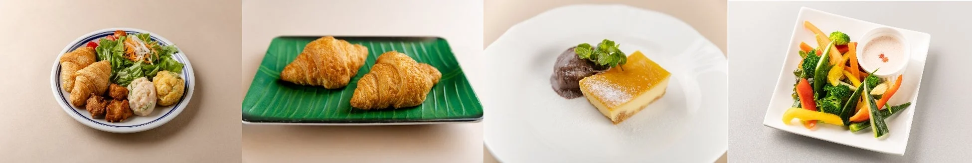 様々な料理のセットメニュー